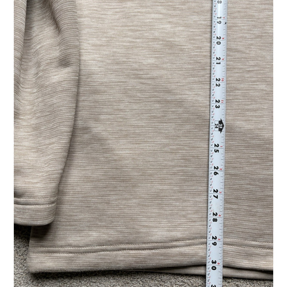 CALLAWAY Performance Fleece Pullover 1/4 Zip Sweater Beige Golf Outdoors XXL - Picture 11 of 11